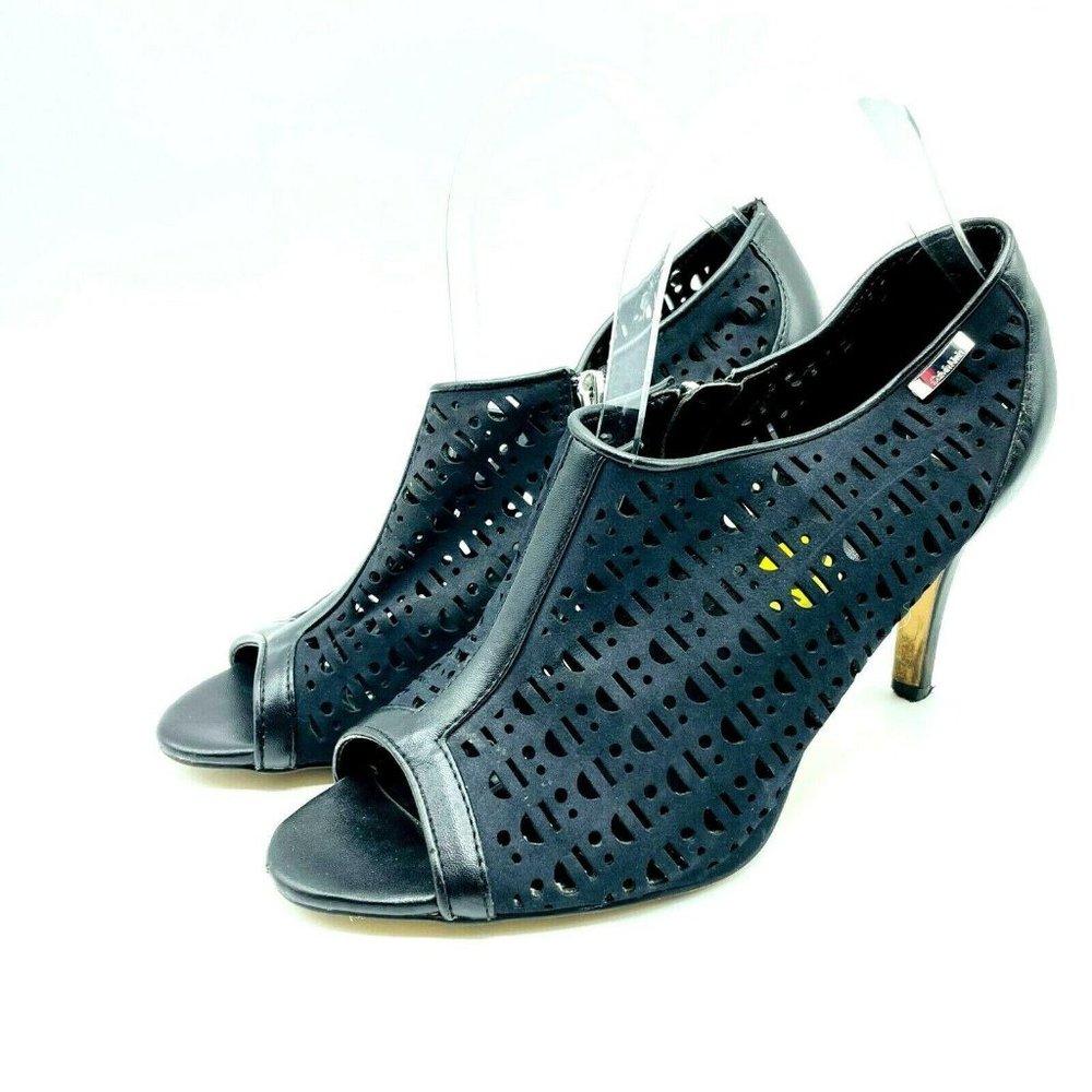 Calvin Klein Women Peep Toe Stiletto Heels Booties - Picture 1 of 4